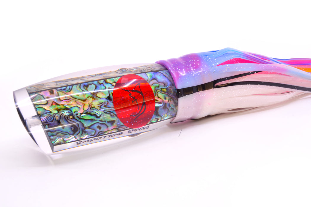 Bonze Lures Paua Shell Red Eyes Dog Bollocks 16" 20oz Skirted Gay Bob