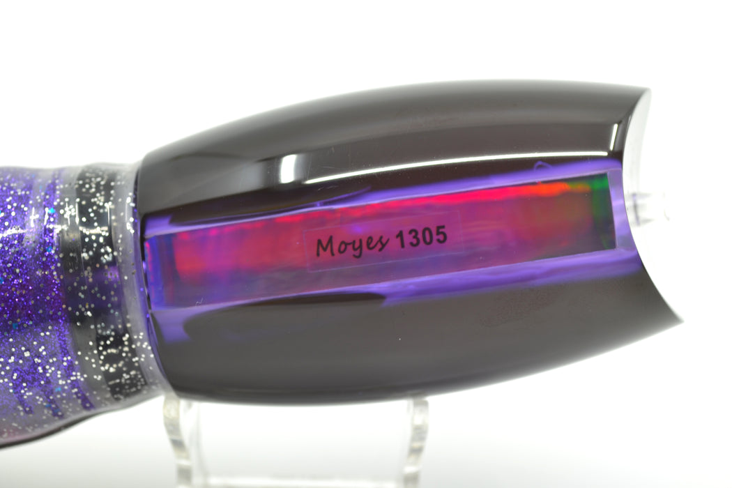 Moyes Lures Purple MOP Black Back 1305 16" 16.5oz Skirted