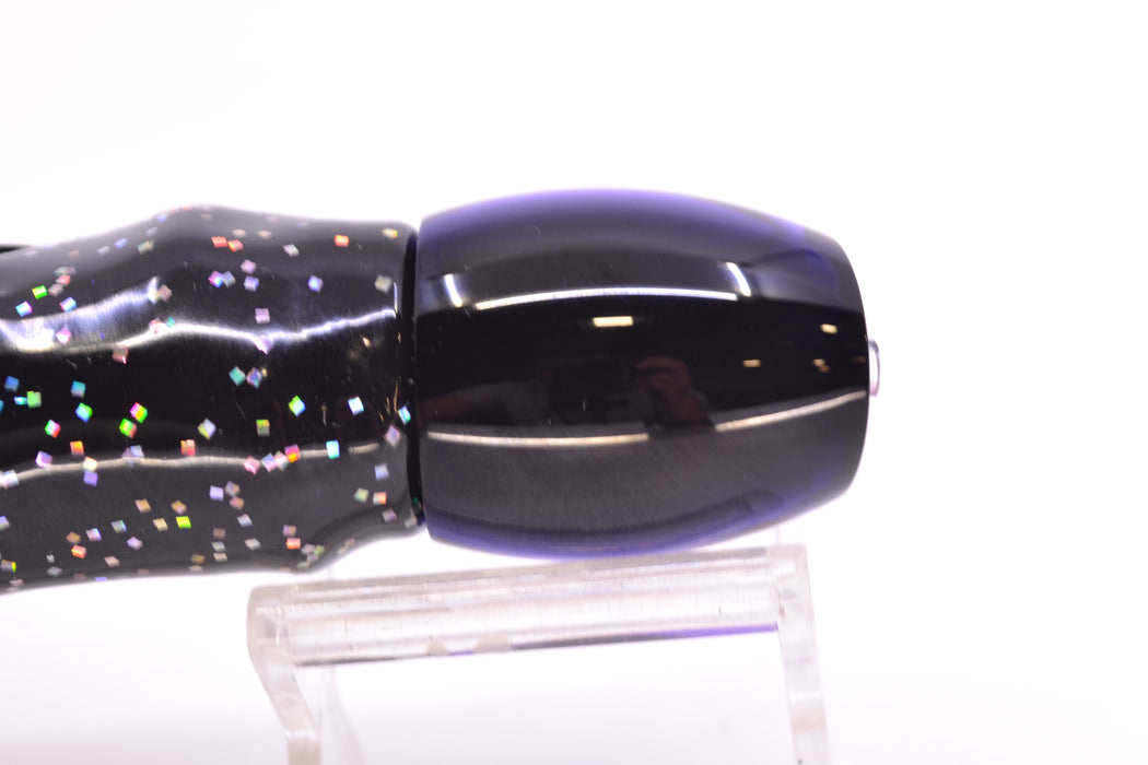 Moyes Lures Purple MOP Black Back NEW Small Blaster 9" 4.5oz Skirted Black Aurora