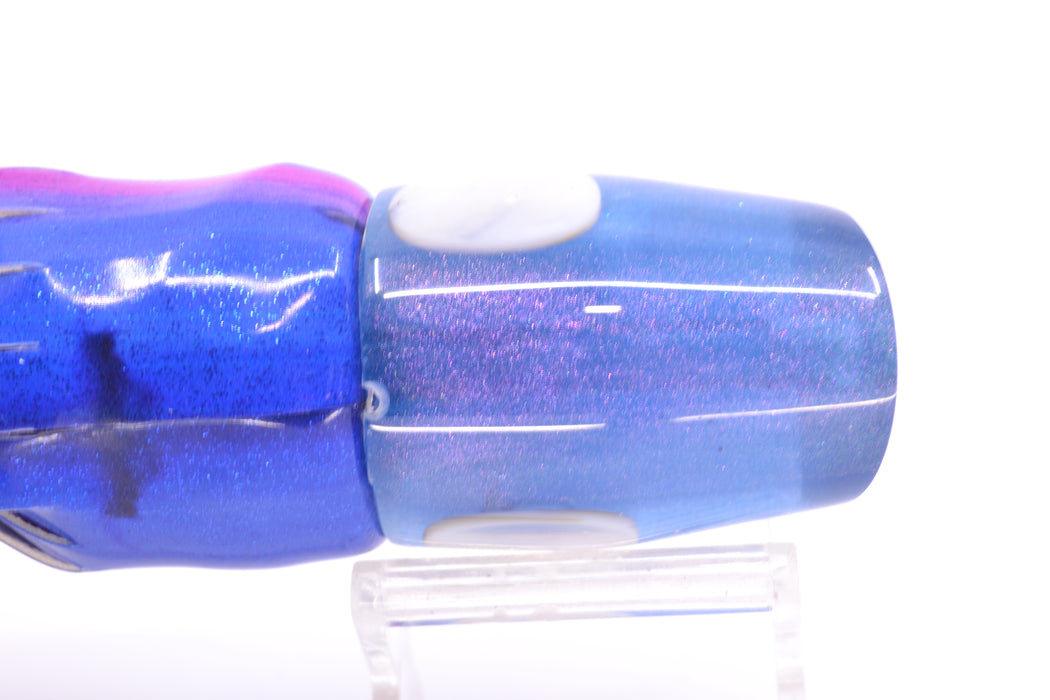 Joe Yee Lures by KEGZ Transparent Blue Pearl White Shell Eyes Apollo 12" 5oz FT Vinyl