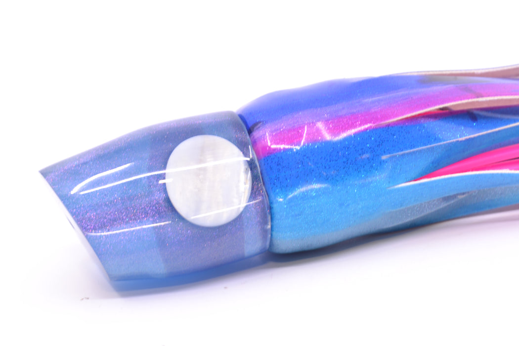 Joe Yee Lures by KEGZ Transparent Blue Pearl White Shell Eyes Apollo 12" 5oz FT Vinyl