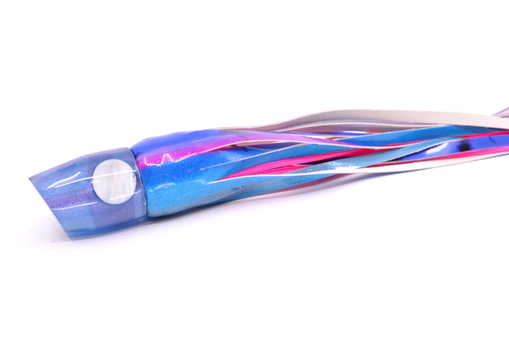 Joe Yee Lures by KEGZ Transparent Blue Pearl White Shell Eyes Apollo 12" 5oz FT Vinyl