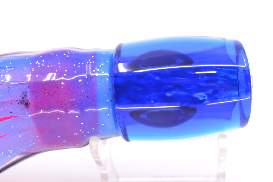Moyes Lures Ice Blue Awabi Blue Back Taxi Eyes Medium J-Boy 12" 7oz Skirted Gay Bob