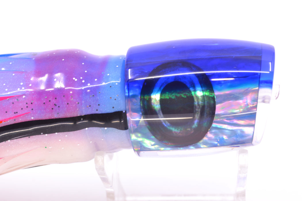 Moyes Lures Ice Blue Awabi Blue Back Taxi Eyes Medium J-Boy 12" 7oz Skirted Gay Bob