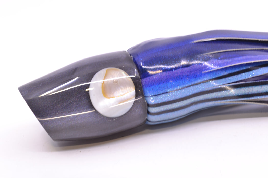 Joe Yee Lures by KEGZ Charcoal Pearl White Shell Eyes Apollo 12" 5oz FT Vinyl Skipjack