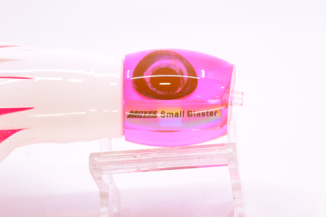 Moyes Lures Pink MOP Taxi Eyes NEW Small Blaster 9" 4.5oz Skirted White/Pink