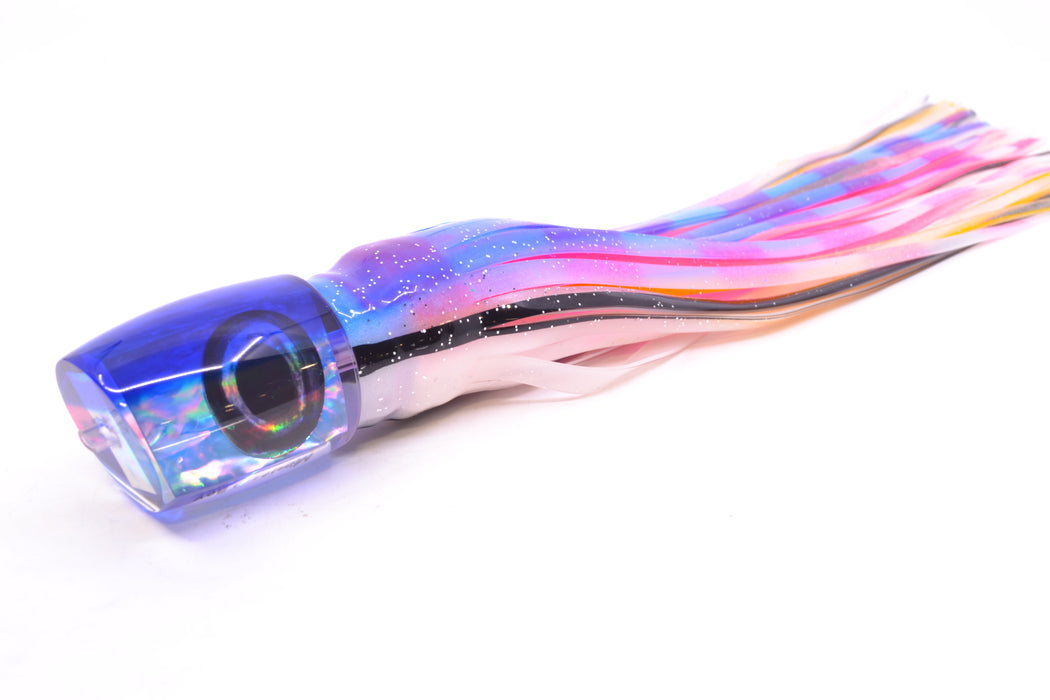 Moyes Lures Ice Blue Awabi Blue Back Taxi Eyes Medium J-Boy 12" 7oz Skirted Gay Bob