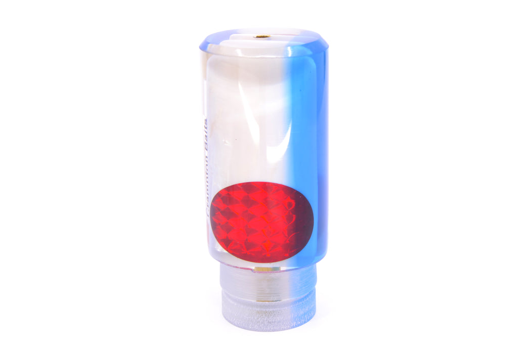 Crampton Baits Real White MOP Blue Back Red Eyes Flat Face Tube 12" 4.5oz