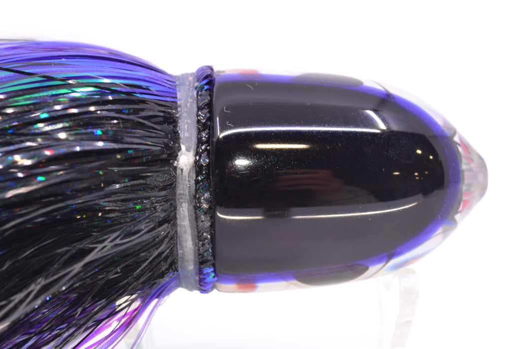 LS Lures Blue-Silver Rainbow Black-Purple Back Flyer 11" 5oz EZ Flash Black-Purple-White GZE