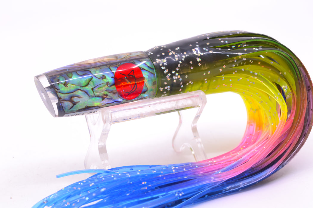 Bonze Lures Paua Shell Red Eyes Get Me Some of That 7" 3.4oz Skirted Magic Johnson
