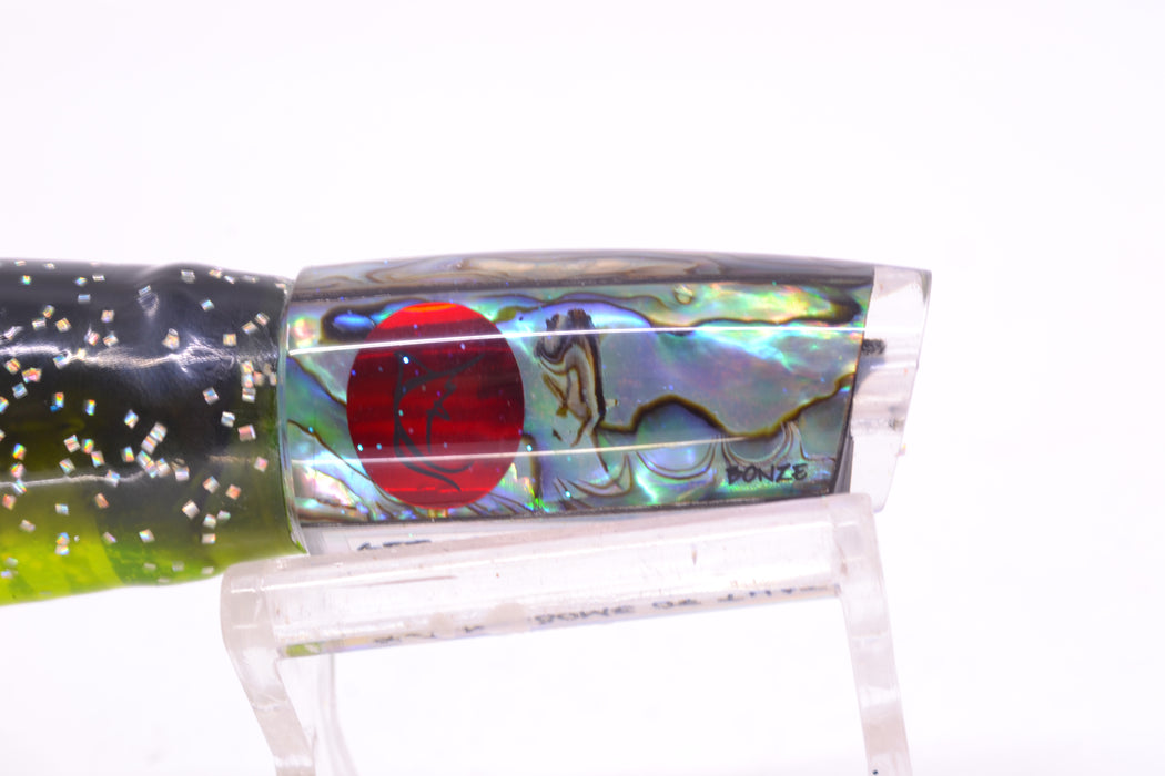 Bonze Lures Paua Shell Red Eyes Get Me Some of That 7" 3.4oz Skirted Magic Johnson