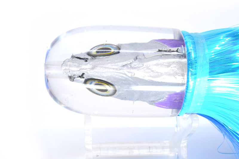 Aloha Lures Blue-Ice Blue Back Large Magic Malolo 12" 7oz Strobez Royal Blue-Ice Blue