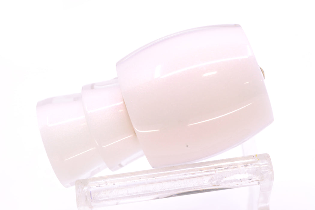 Moyes Lures White Pearl White Back Taxi Eyes Small Secret 9" 1.2oz