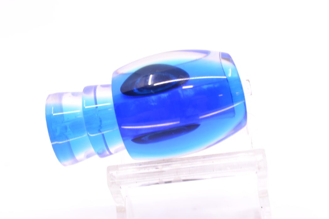 Moyes Lures White MOP Blue Back Taxi Eyes NEW Small Blaster 9" 3oz