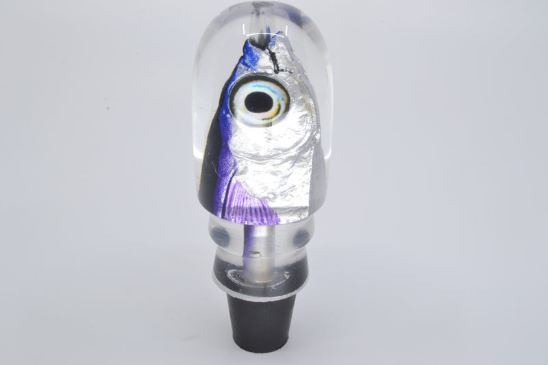 Aloha Lures Black-Blue/Purple Back Purple Fins Large Magic Malolo 12" 6.3oz