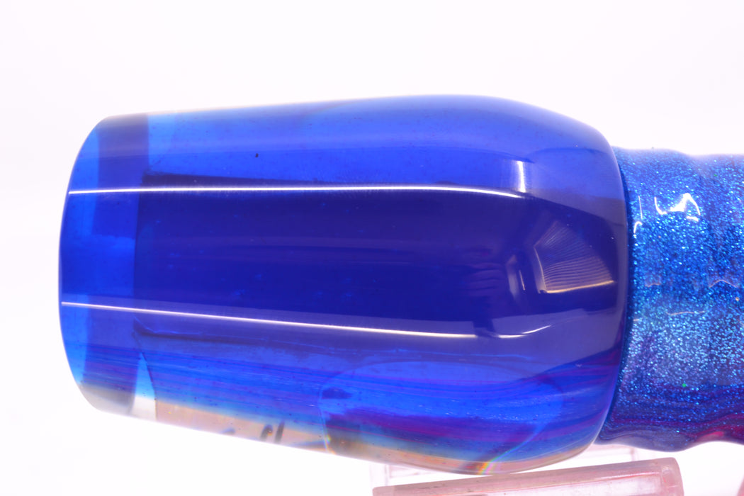 Marlin Magic White Awabi Blue Back Taxi Eyes Hibby 14" 11oz Skirted Blue-Silver/Pink