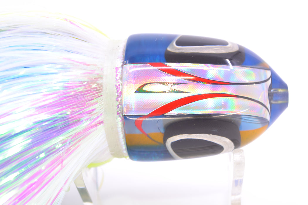 LS Lures Yellow-Silver Rainbow Black-Blue Back Flyer 11" 5oz EZ Flash Yellowfin