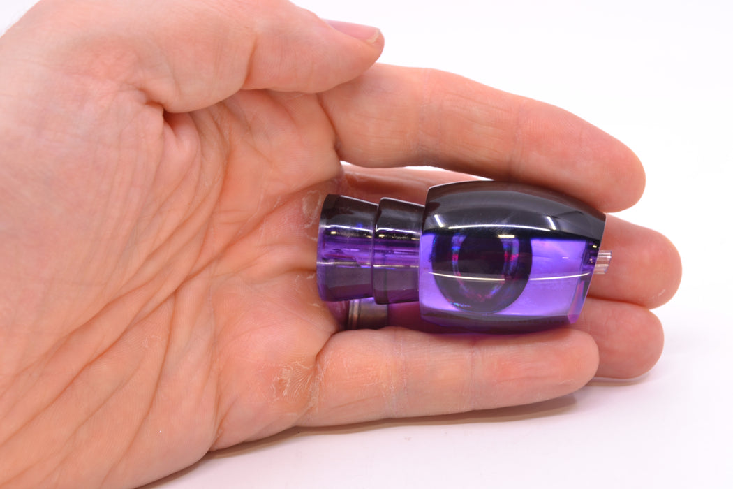 Moyes Lures Purple MOP Black Back Taxi Eyes NEW Small Blaster 9" 3oz