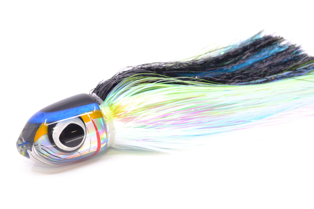 LS Lures Yellow-Silver Rainbow Black-Blue Back Flyer 11" 5oz EZ Flash Yellowfin
