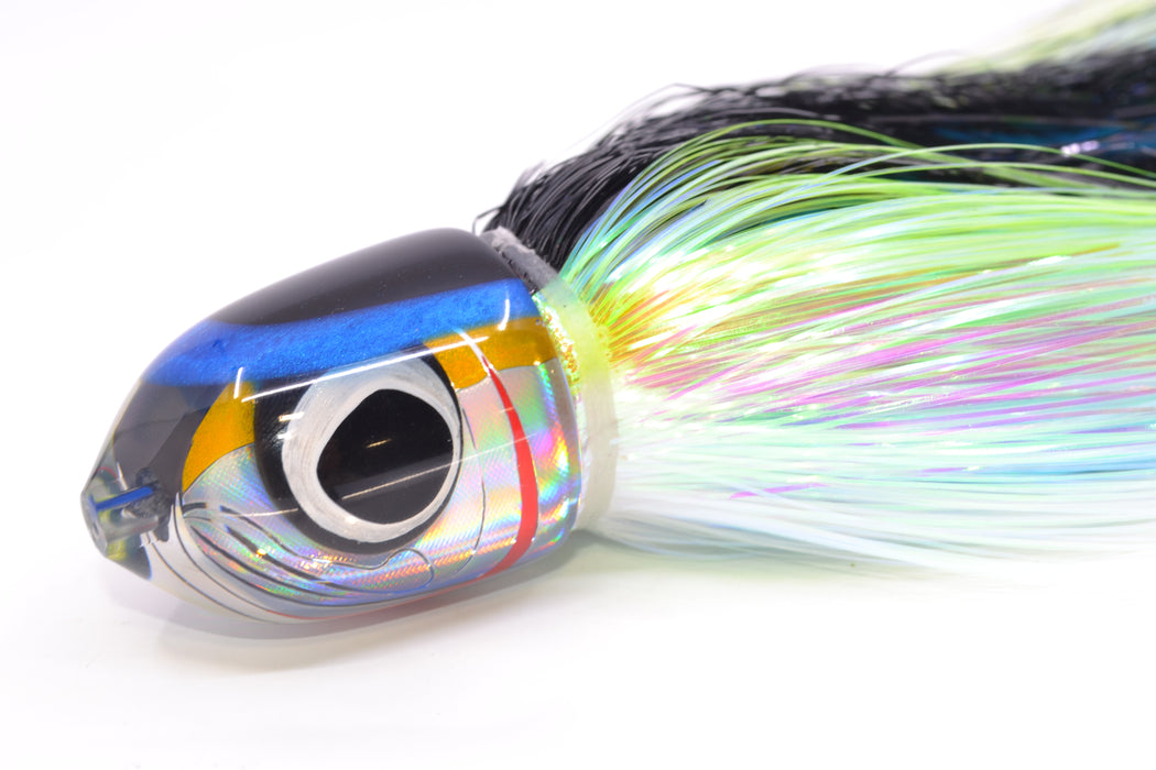 LS Lures Yellow-Silver Rainbow Black-Blue Back Flyer 11" 5oz EZ Flash Yellowfin