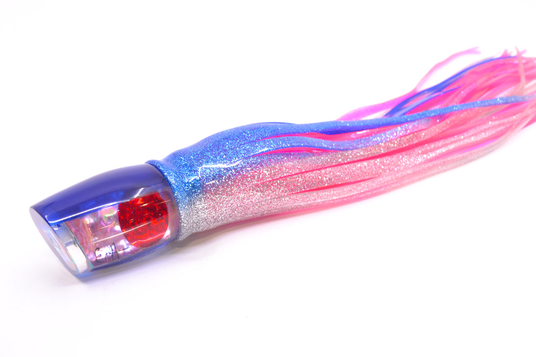 Marlin Magic Pink Awabi Blue Back Red Eyes Small Ruckus 9" 5oz Skirted Blue-Silver/Pink