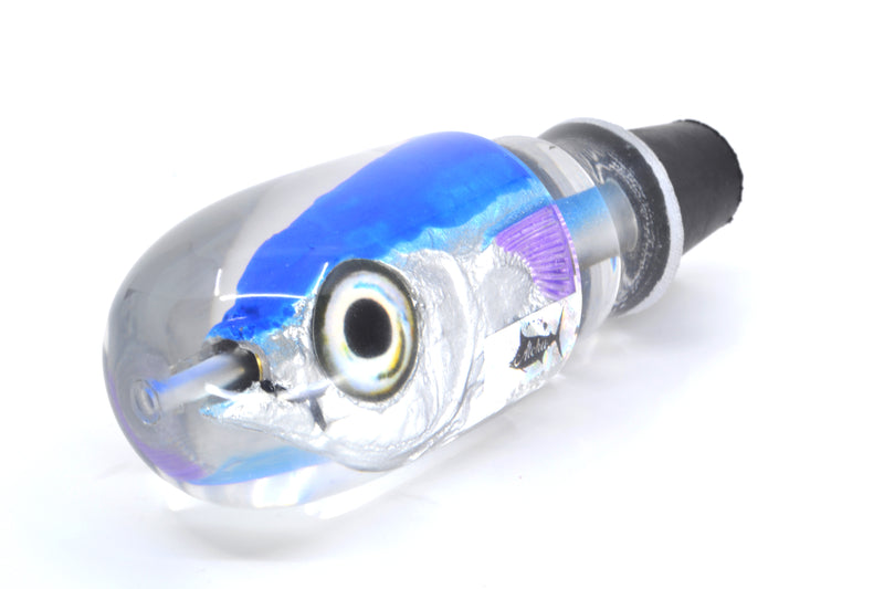 Aloha Lures Blue-Ice Blue Back Purple Fins Large Magic Malolo 12" 6.3oz