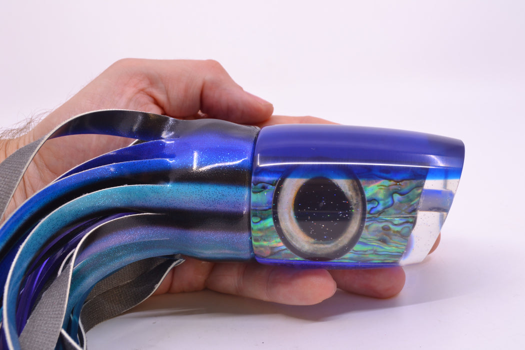 Marlin Magic Paua Shell Blue Back Taxi Eyes Large Ruckus 14" 11.3oz FT Vinyl Skipjack