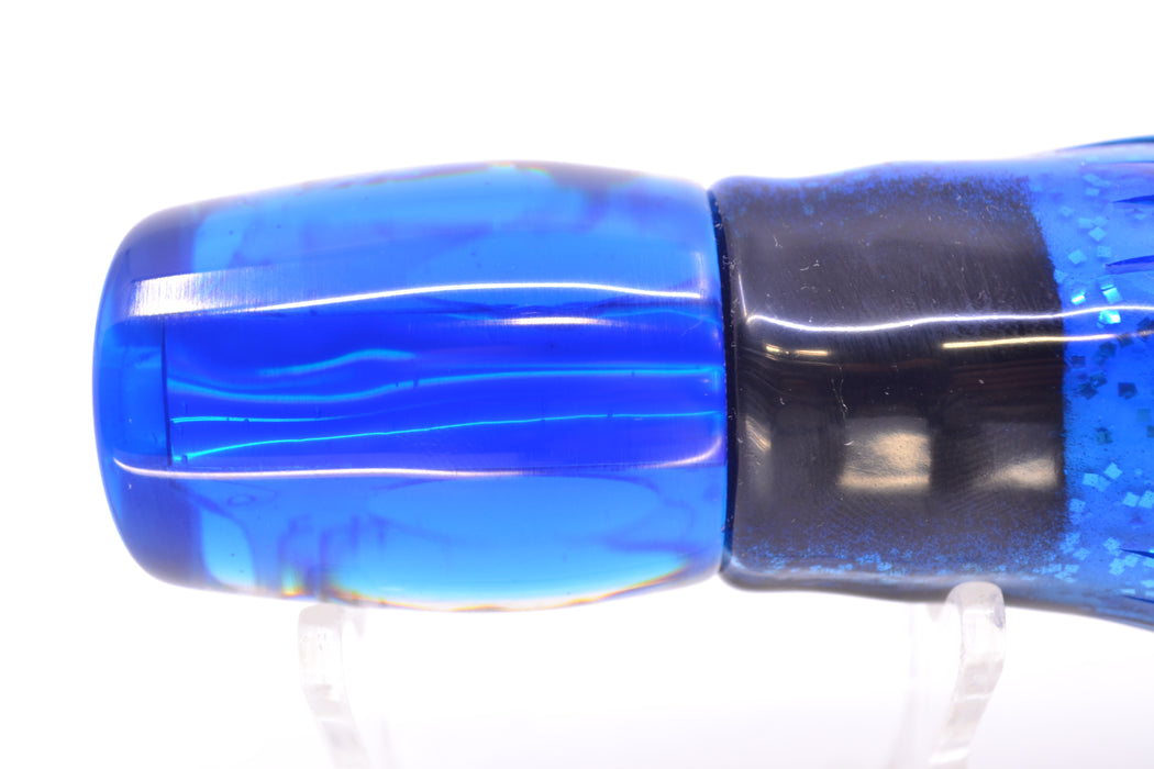 Marlin Magic White Abalone Blue Back Taxi Eyes Small Ruckus 9" 5oz Skirted