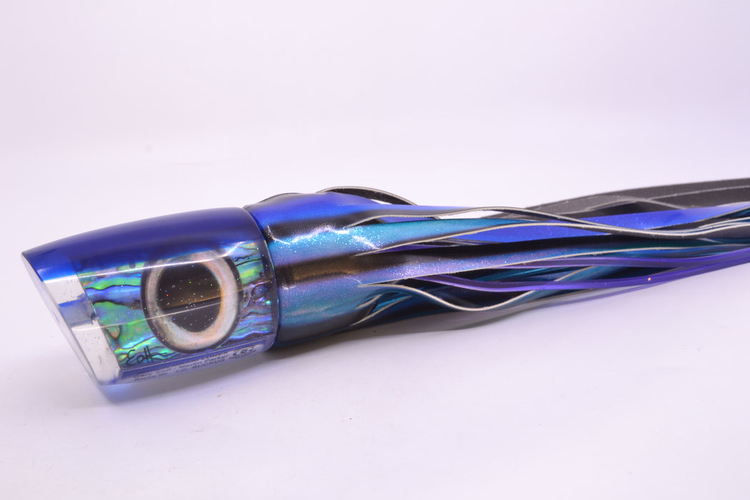 Marlin Magic Paua Shell Blue Back Taxi Eyes Large Ruckus 14" 11.3oz FT Vinyl Skipjack
