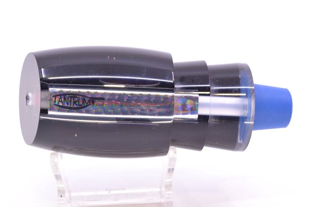 TANTRUM Lures Clear Mirrored Black Back Red Eyes Large Bandit 12" 5.6oz GZE