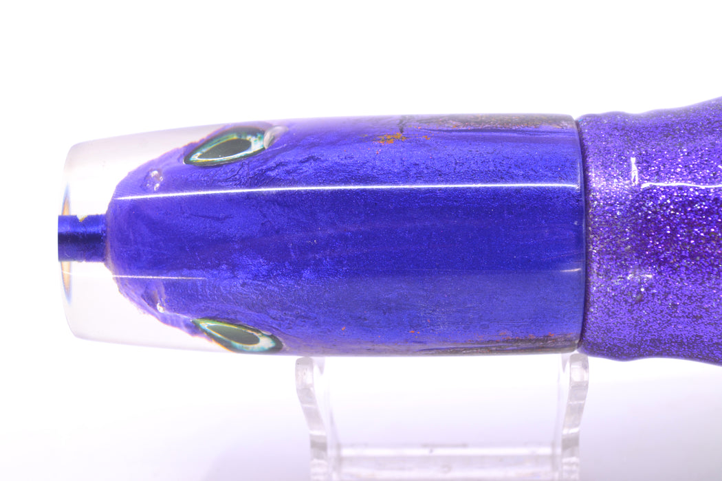 Ali'i Kai Lures Purple-Silver Malolo Medium Hard Head 12" 9oz Skirted Purple-Silver/Rainbow GZE