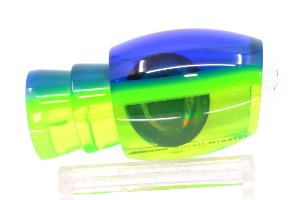 Moyes Lures Chartreuse MOP Blue-Green Back NEW Small Blaster 9" 3oz GZE