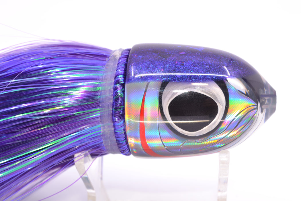 LS Lures Silver Rainbow Purple Back Flyer 11" 5oz Strobez Purple/Pink GZE