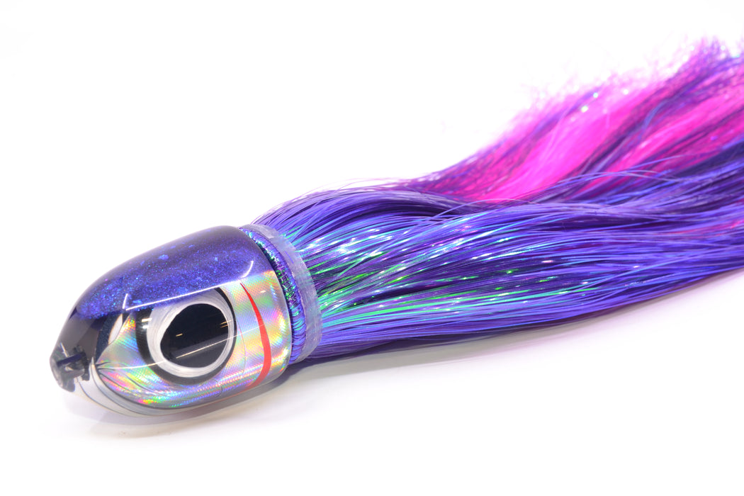 LS Lures Silver Rainbow Purple Back Flyer 11" 5oz Strobez Purple/Pink GZE