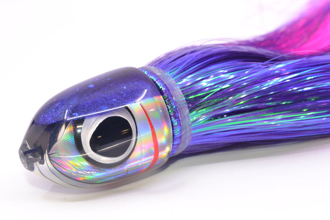 LS Lures Silver Rainbow Purple Back Flyer 11" 5oz Strobez Purple/Pink GZE