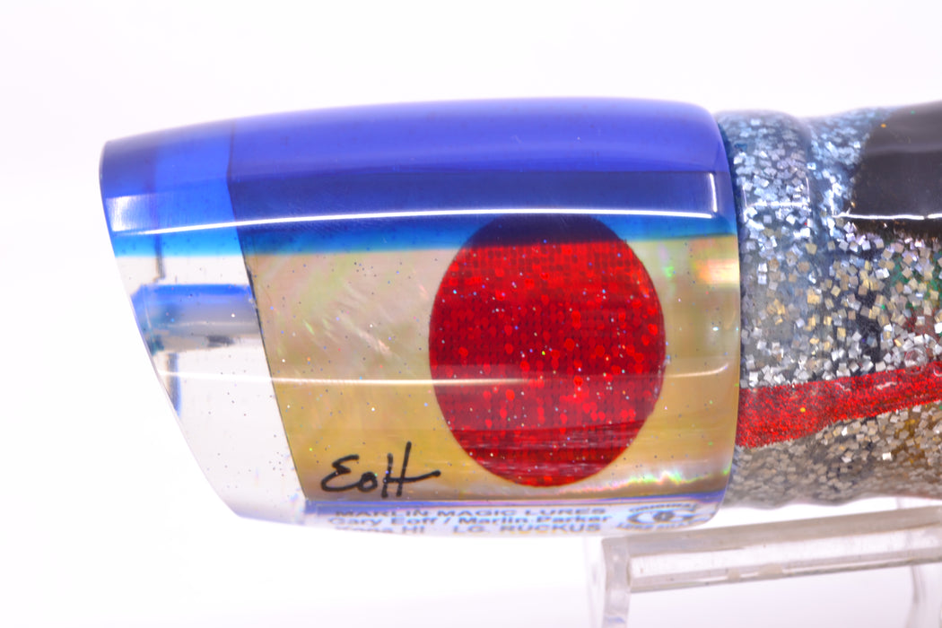 Marlin Magic Golden MOP Blue Back Red Eyes Large Ruckus 14" 13oz Skirted Evil