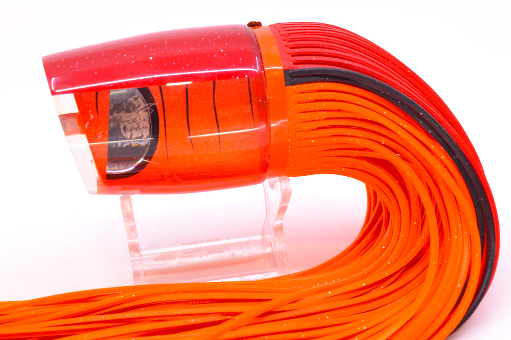 Amaral Lures Orange Pearl Black Stripes Red Back Ta'aroa 16" 10oz New Pre-Owned