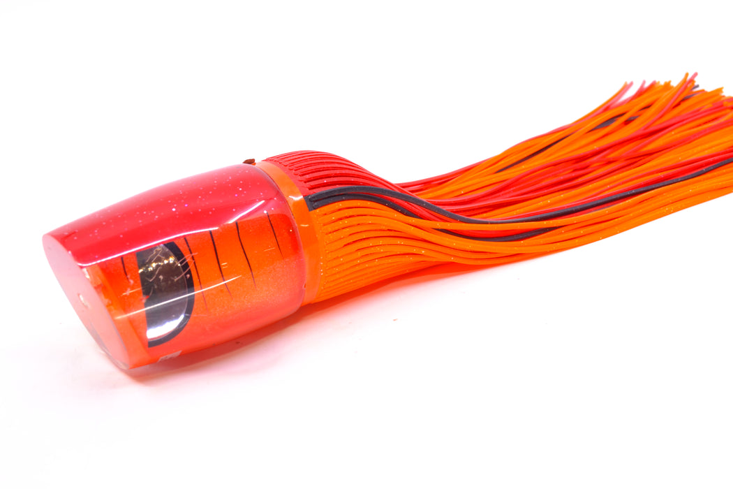 Amaral Lures Orange Pearl Black Stripes Red Back Ta'aroa 16" 10oz New Pre-Owned