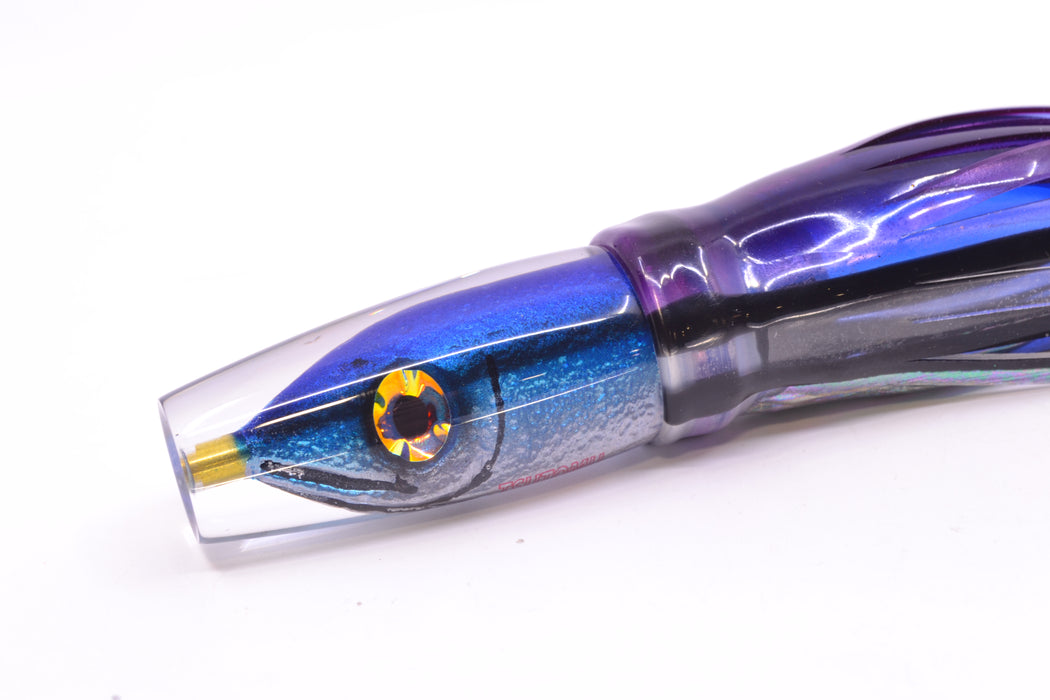 Tsutomu Lures "Hardline Aku" Fish Head Ali'i Invert 7" 5.7oz Skirted Skipjack