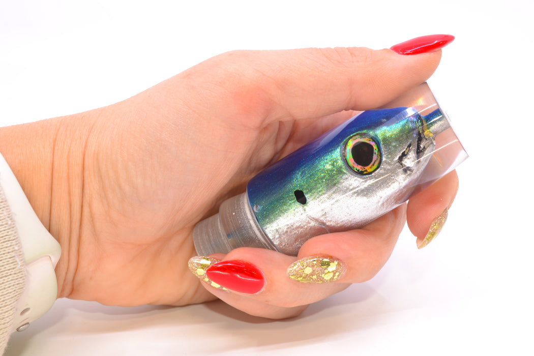 Ali'i Kai Lures Blue-Silver Opelu Small Hard Head 9" 2.2oz GZE