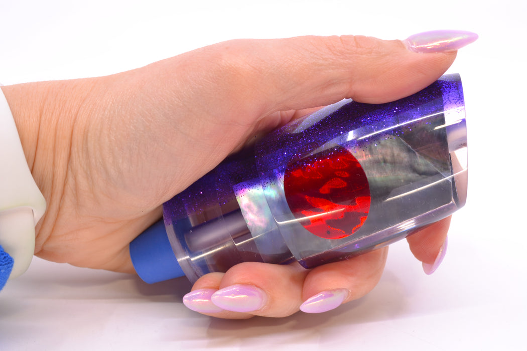 TANTRUM Lures Tahitian MOP Purple Back Red Eyes Large Bandit 12" 5.6oz GZE