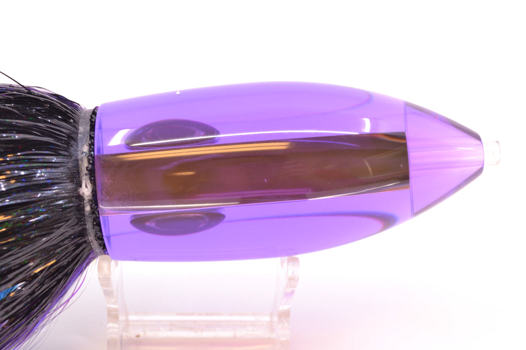 Moyes Lures Purple Mirrored Large Ono Bullet 14" 12oz EZ Flash Black-Purple-White