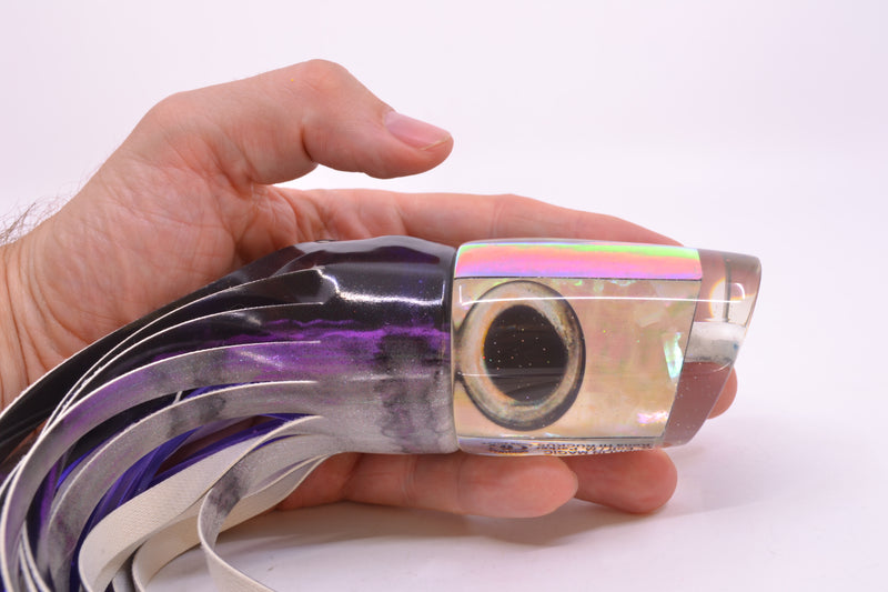Marlin Magic White Awabi Taxi Eyes Ruckus 12" 9oz FT Vinyl Purple Drip