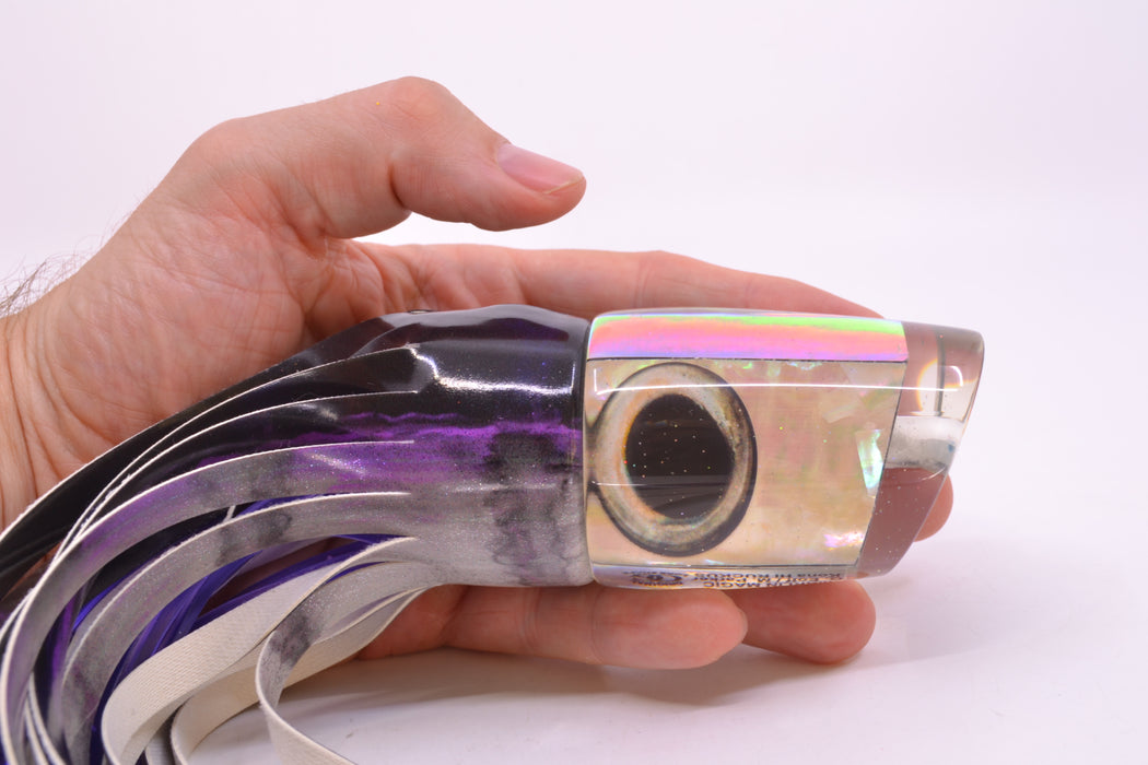 Marlin Magic White Awabi Taxi Eyes Ruckus 12" 9oz FT Vinyl Purple Drip