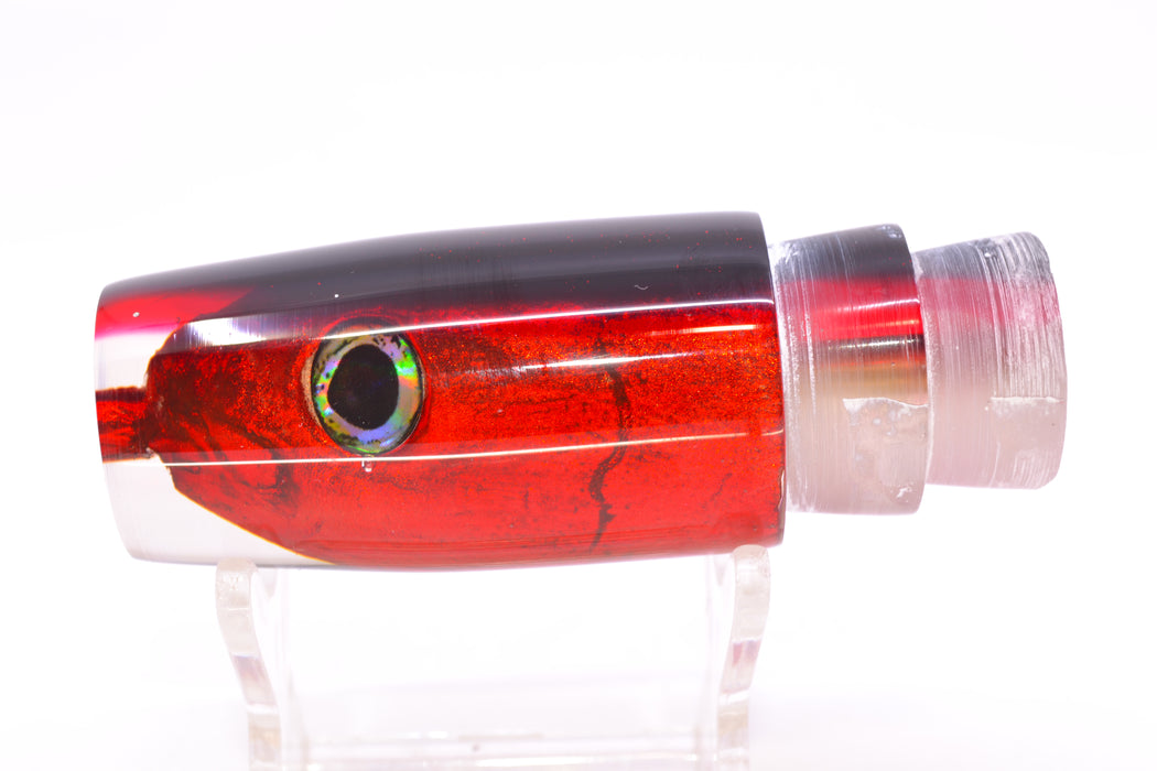 Ali'i Kai Lures Red Opelu Black-Red Back Small Hard Head 9" 2.2oz GZE