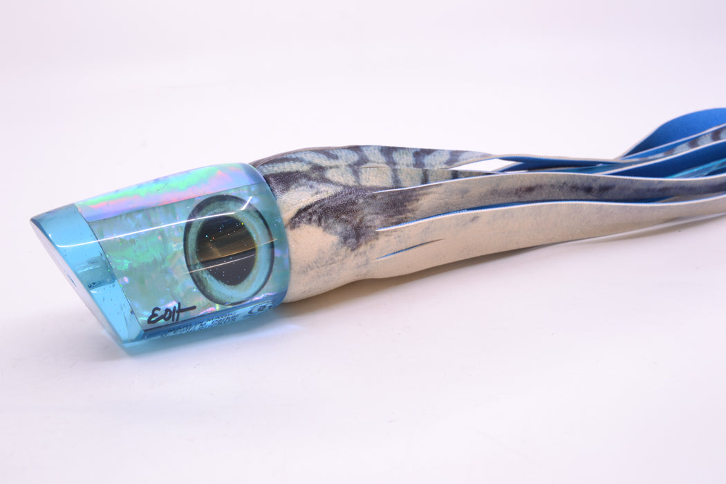 Marlin Magic Ice Blue Awabi Taxi Eyes Ruckus 12" 9oz ALV Vinyl Blue Mackerel
