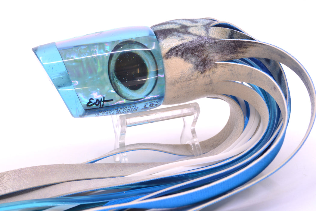Marlin Magic Ice Blue Awabi Taxi Eyes Ruckus 12" 9oz ALV Vinyl Blue Mackerel