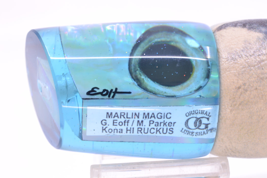 Marlin Magic Ice Blue Awabi Taxi Eyes Ruckus 12" 9oz ALV Vinyl Blue Mackerel