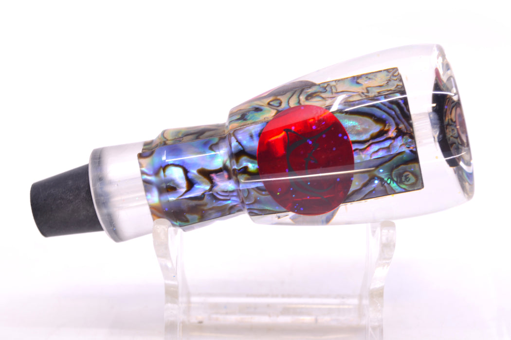 Bonze Lures Paua Shell Red Eyes D Shackle 9" 1.7oz