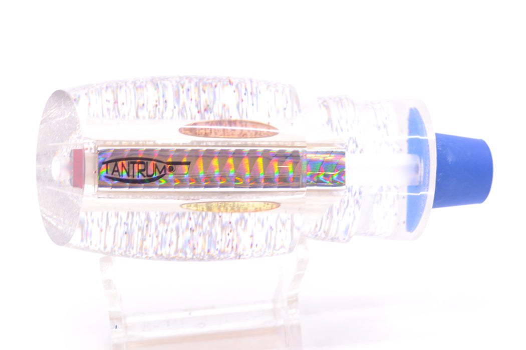 TANTRUM Lures White MOP Silver Back Red Eyes Large Bandit 12" 5.6oz GZE